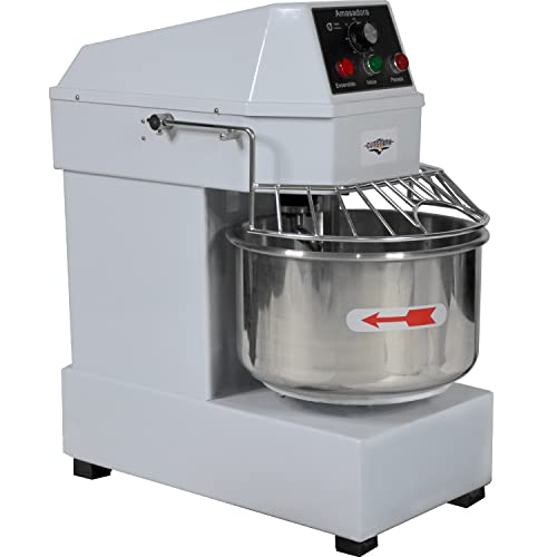 Gutstark Amasadora Revolvedora Industrial Tazón Acero Inox 20 Lts Ideal para Reposteria Panaderias...