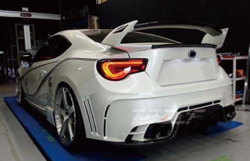 Montford Alerón trasero de fibra de carbono para coche, compatible con Toyota GT86 para Subaru BRZ
