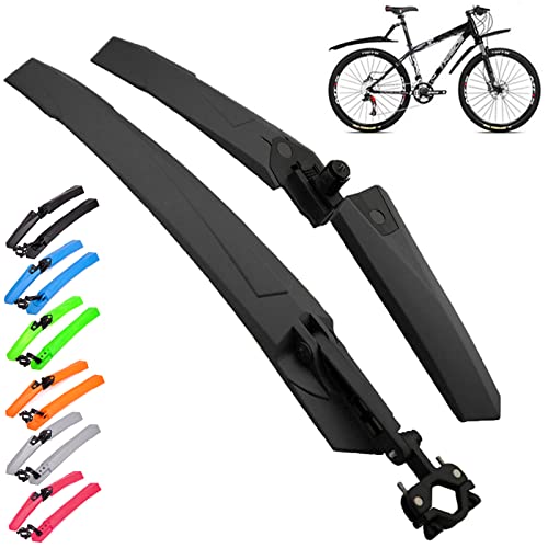 Guardabarros para Bicicleta, Ajustables MTB Road Bike Guardabarros Delantero/Trasero, Protector de...
