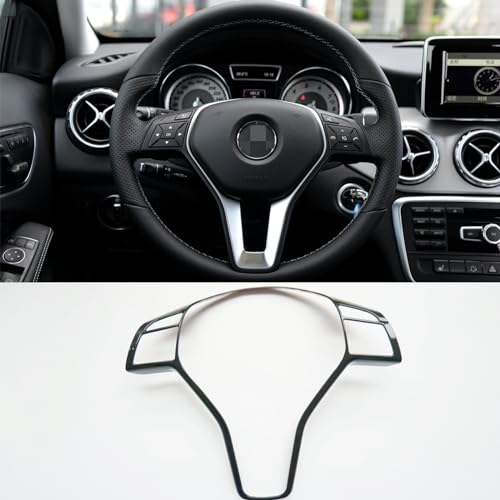 NEOLVZT - Tapacubos de decoración para volante interior para Mercedes Benz A, B, C, E, GLA CLA CLS...