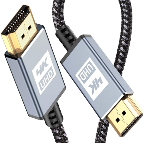 Sweguard 0.5M Cable HDMI 4K, Cable HDMI 2.0 de Alta Velocidad de 18 Gbps, Compatible con Vídeo 3D...