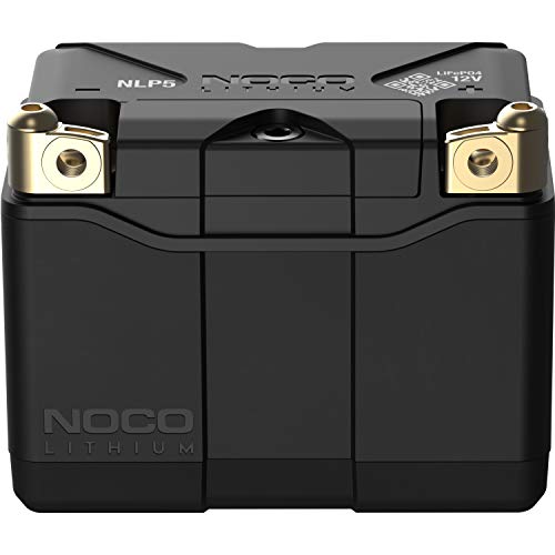 NOCO Lithium NLP5, Grupo 5, 250A Litio Powersports Batería, 12V 2Ah Batería de Moto con BMS...