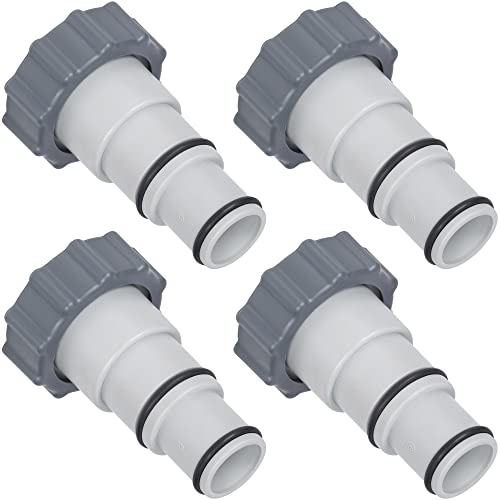 BlueStars - Paquete de 4 collares adaptadores de manguera Intex