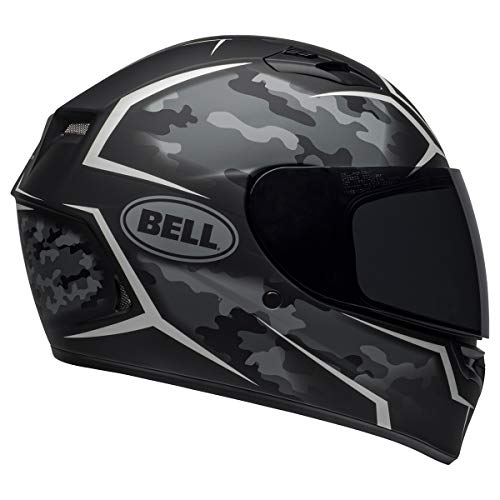Bell Qualifier Casco urbano de cara completa para adultos unisex, Stealth Camo Matte Black/White,...
