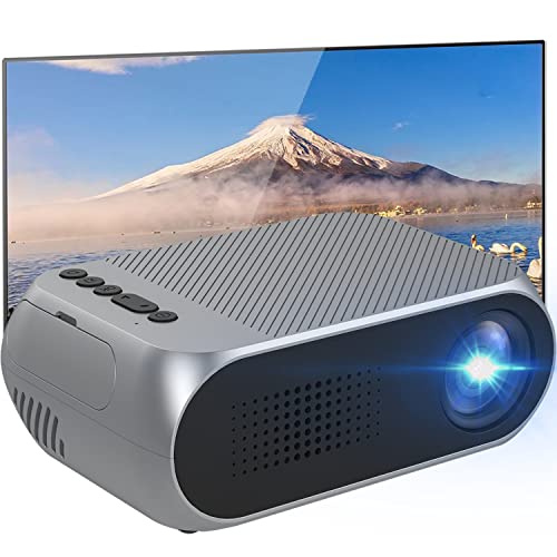 AXIDUN Mini Proyector, LED Proyector Portátil, Proyector de Películas Multimedia de Cine en Casa...
