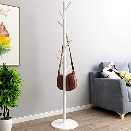 Qiilu Perchero de Pie Perchero de Madera Colgador de Madera Perchero de Pie Perchero Muebles para el...