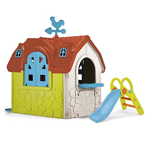 Feber Casita de Juegos con Tobogán Refresh Playhouse