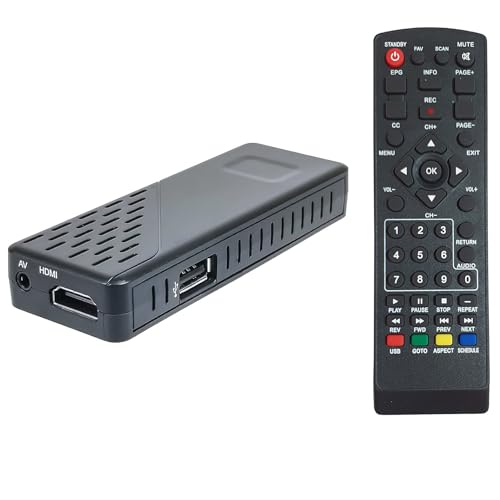 Master Decodificador Sintonizador Portatil de Señal Digital de Television Abierta para TV...
