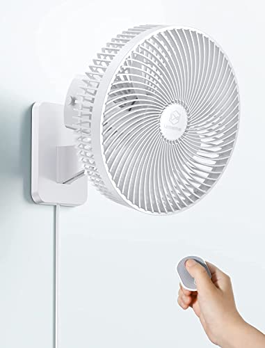 Ventilador De Pared CasaFan Airos Eco Silent – 10 Aspas, Mando A Distancia, Silencioso, 6 Velocidades