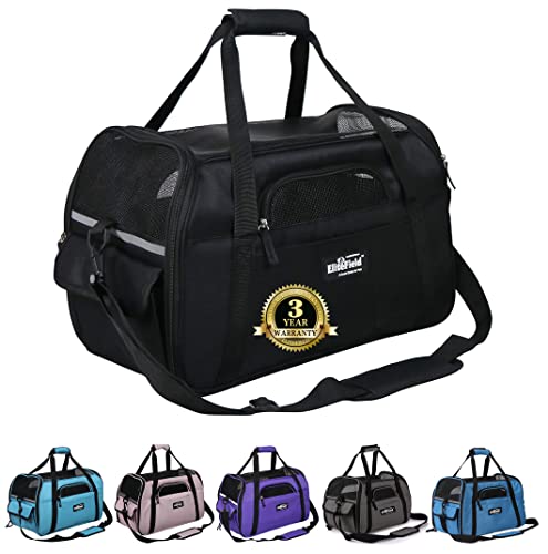 EliteField - Transportador suave para mascotas (3 años de garantía, aprobado por aerolínea) -...