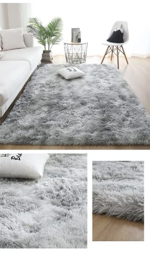Alfombra esponjosa para decoración de sala de estar, alfombras de piel sintética para habitación...