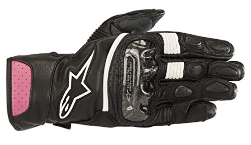 Alpinestars Stella SP-2 v2 Leather Motorcycle Riding Glove (L, Black Fuchsia)