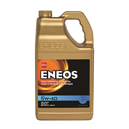 ENEOS 5W-40 - Aceite de Motor Totalmente sintético (5 Cuartos de galón, Paquete Individual)