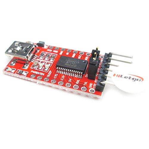 HiLetgo FT232RL FTDI Mini USB to TTL Serial Converter Adapter Module 3.3V 5.5V FT232R Breakout...