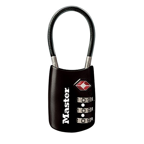 Master Lock 4688D Candado para Equipaje, 30mm, Multicolor