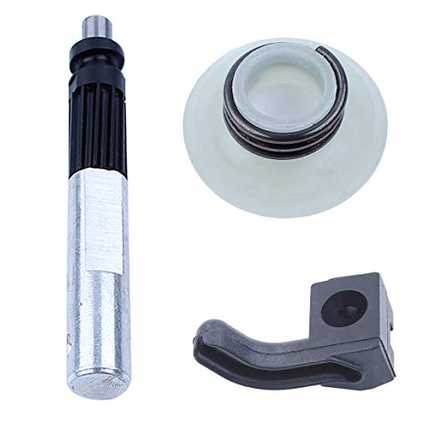 Mtanlo Engranaje de gusano de bomba de aceite para Husqvarna 340 345 345E 345 EPA Pieza de...