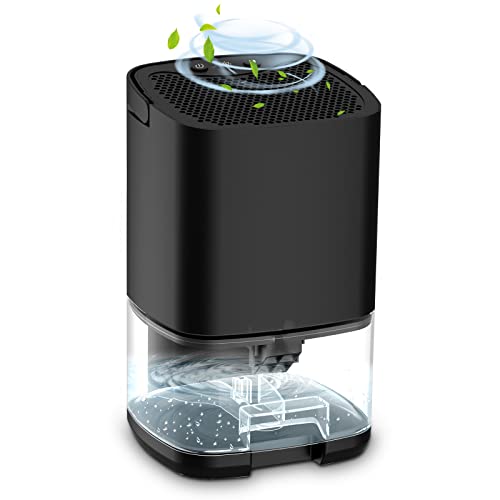 LSXD Deshumidificador 1000ml Silencioso, Deshumidificador para la humedad Pequeño con luz LED de 7...