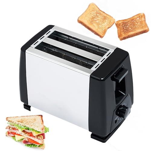 Tostador para Pan,Tostadora de 2 rebanadas, 6 Niveles de Tostado, tostador compacto con tecnología...