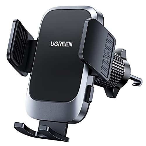 UGREEN Soporte Celular Automóvil, Base Porta Móvil Auto Giratorio 360° con Gancho Metálico y...