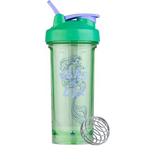 BlenderBottle Disney Princess Shaker Bottle Pro Series, perfecto para batidos de proteínas y...