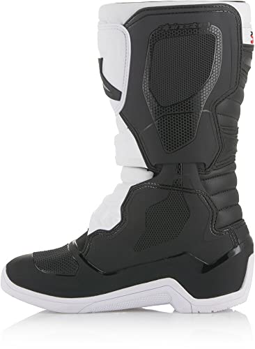 Alpinestars Botas Tech 3S unisex para adulto, color negro/blanco talla 08 (multicolor, talla única)