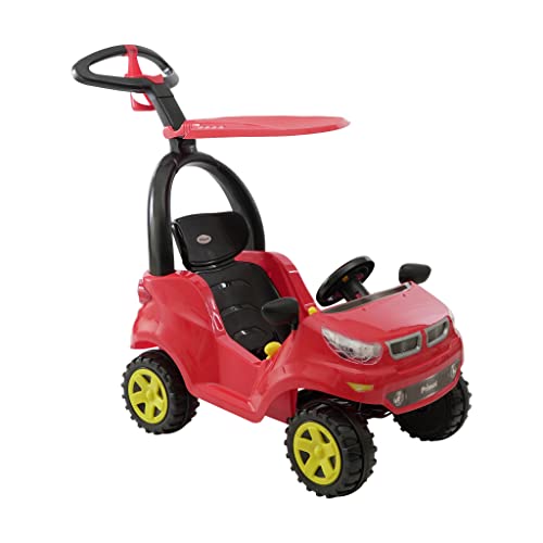 Prinsel Boys, Paquete De 1 Count, Push Car Adventure Baby Rojo (Red), Grande