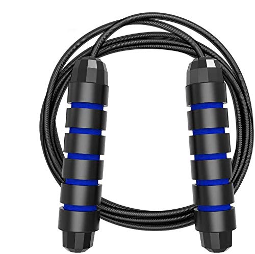 MyDear Cuerda para Saltar, Fácilmente Ajustable Manijas Cómodas, 300CM Cable, Rodamientos de Bolas...