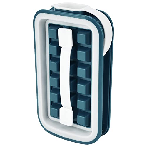 Bandeja para hacer hielo, hervidor de hielo extensible para cócteles para acampar(Verde)