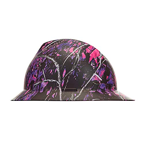 MSA 10204779 Hydro Dip V-Gard - Casco duro de ala completa con suspensión de trinquete Fas-Trac III...