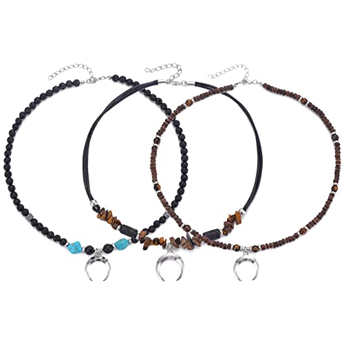 2/3 piezas de collar de concha de Puka para hombre, collar de surfista para hombre, collares de...