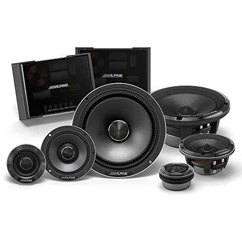 Alpine HDZ-653 Status Hi-Res Series 6-1/2' Sistema de componentes de 3 vías
