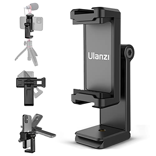 ULANZI ST-22 Soporte adaptador de trípode para teléfono, soporte ajustable para teléfono celular...
