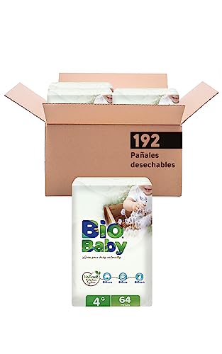 Bio Baby Pañal Talla 4 Grande 192 pañales