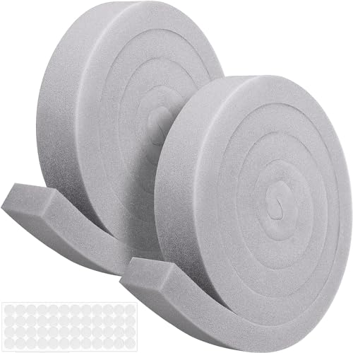 2 cintas de espuma de aire acondicionado, 2 x 1 x 6.5 pies, tiras de espuma de CA sin calcomanía...