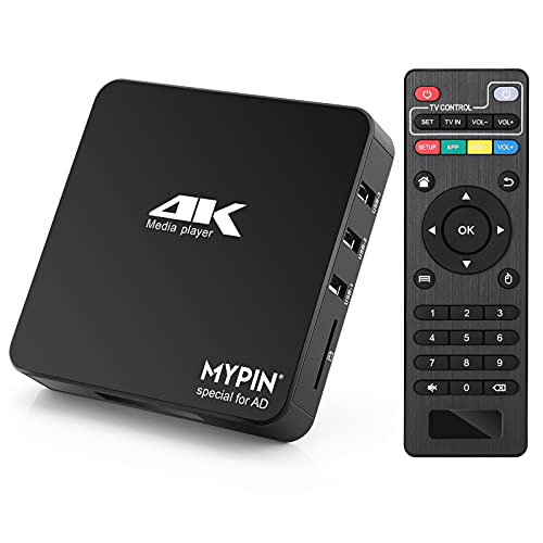 Reproductor multimedia MP4 de 4 K a 60 Hz compatible con disco duro de 8 TB, unidad USB de 256 G,...