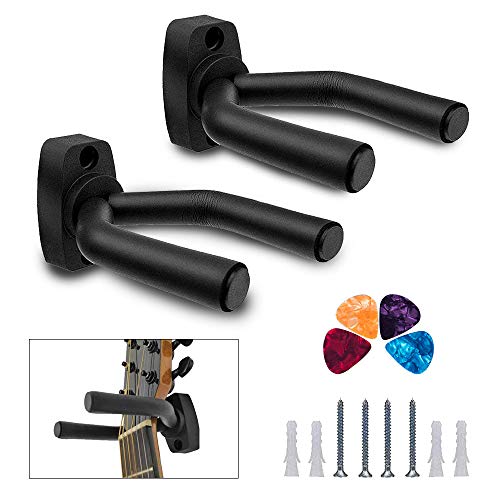 2 Pcs Soporte Guitarra Soportes para Guitarras Soporte de Pared para Guitarra Soporte Pared Guitarra...