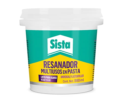 Sista Resanador Multiusos, pasta suave para resanar, cubrir huecos o grietas, techos y plafones, no...