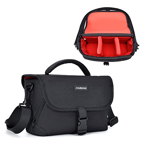 Redlemon Mochila para Cámara Fotográfica Impermeable Tipo Maletín con Separadores Acolchados,...