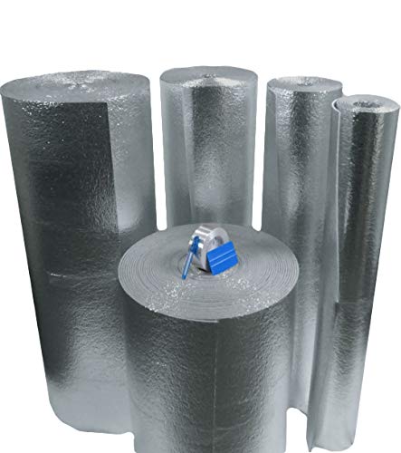 Car Insulation - 4' x 20' Roll (80 Sqft) Sound Deadener & Heat Barrier Mat - Automotive Lightweight...