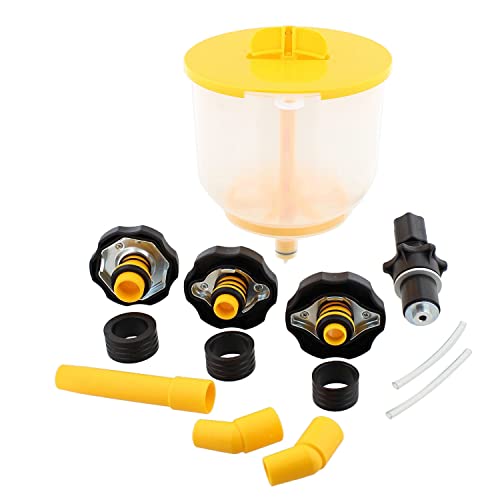 ABN AC Radiator Funnel Fill Kit - Spill Proof Coolant Flush Set Radiator Bleeding for Refilling...