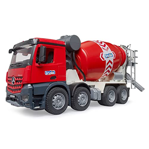 bruder 03655 MB Arocs Camión Mezclador de Hormigón - Vehículos 1:16, Hormigonera, Camión,...