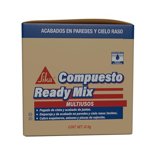 SIKA - Sika Compuesto ReadyMix - Compuesto multiuso, para sellar juntas entre paneles de yeso y para...