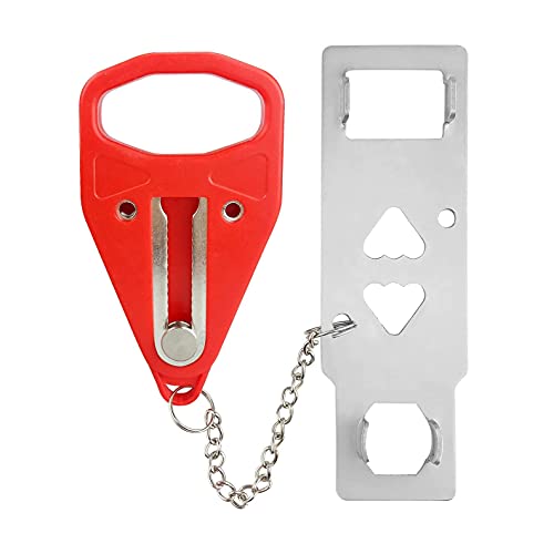 Doble G Brands Cerradura de puerta portátil para aumentar la privacidad y seguridad. Cerradura de...