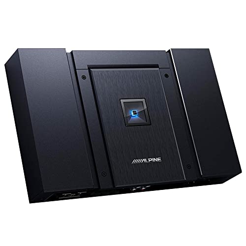Alpine Status HDA-M80 - Amplificador de subwoofer overol de alta resolución, 500 W x 1 a 4 ohmios,...