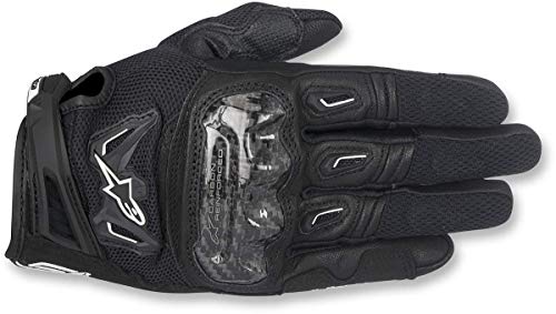 Alpinestars SMX-2 AC V2 Carbon Air - Guante de verano, Negro, Large