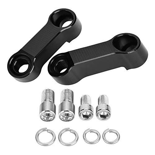 Senyar Extensor de espejo retrovisor de motocicleta, 10 mm 8 mm Kit de adaptador de espejo...