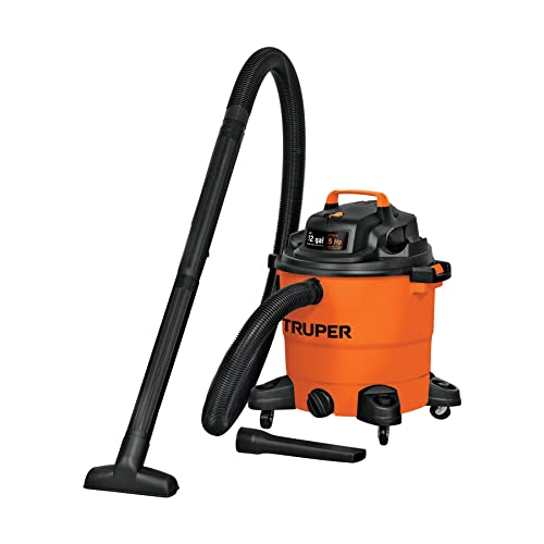 Truper - ASP-12 Aspiradora de sólidos y líquidos de 12 GAL, plástica