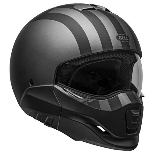 BELL - Broozer - Casco, Free Ride gris mate/negro, mediano