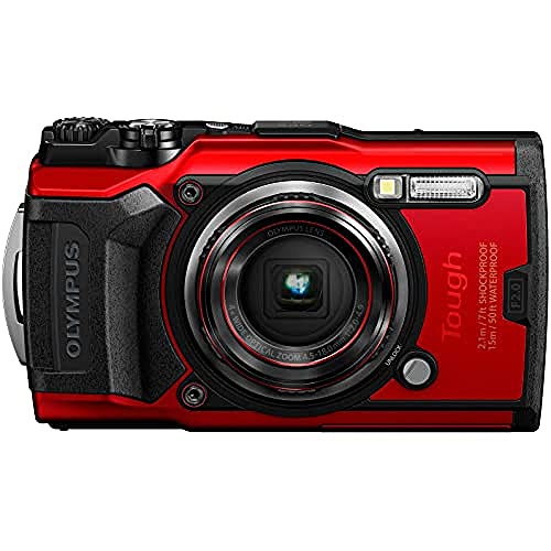 Olympus Tough TG-6 Waterproof Camera, Red