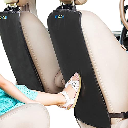 Enovoe - Protector de asiento trasero para asiento de coche infantil, paquete de 2, alfombrillas de...